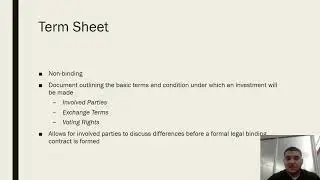 PPO/PPM, Term Sheet, Due Diligence
