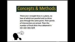 There are n straight lines in a plane, no two of which are parallel, and no three pass through the s