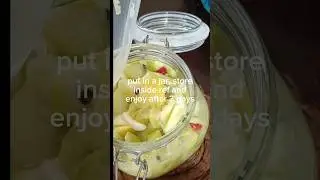 How to make sweet and spicy pickled mangoes or burong mangga
