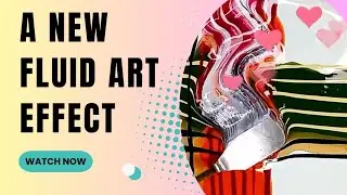 &ldquo;I Mixed Gold, Green & Scarlet &mdash; And Discovered a New Fluid Art Effect! 🔥✨&rdquo;