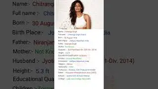 Beautiful Actress Chitranga Singh ji ka Biography#shortvideo#shortfeed #shorts#short#youtubeshorts