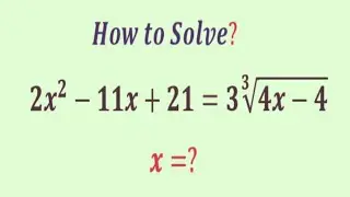 An Amazing algebraic challenge | Vietnam Math Olympiad | x=?