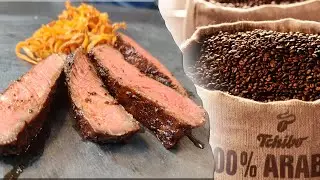 Steak mit Kaffee-Rub | Mori kocht mit Tchibo Entrec&ocirc;te