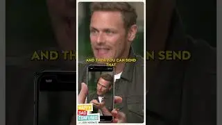 Sam Heughan sends OUTLANDER GIFs of himself