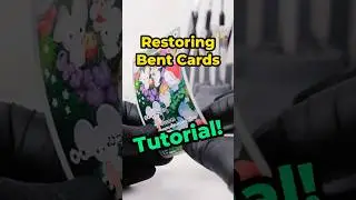How to FIX a Bent Pokemon Card?  #pokemoncards  #tcgpokemon #cardcollector #pokemon #tcg