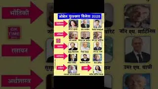 Nobel Prize 2025 Winners in Hindi | GK Time#NobelPrize2025#NobelPrizeWinners#GKShorts #shorts #yt