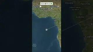 Из Дубая в Бразилию 🇧🇷✈️ Один из самых длинных рейсов Emirates!
