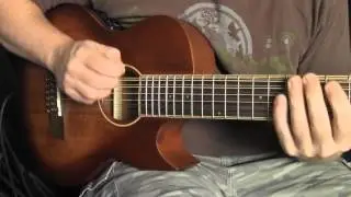 Morgan Monroe MMV-12CEB - Mini 12 string with Fishman presys EQ