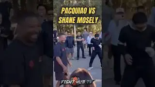 Shane Mosley Shocks Manny Pacquiao With HAND SPEED at 53! 😱