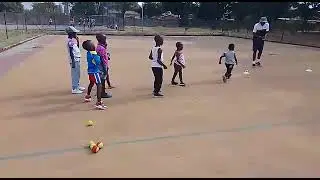 Emakhandeni tennis club tennis development program with TGI, Martin Rocco and Abel Rico from Spain .