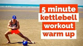 warm up for kettlebell swings // 5 minute kettlebell workout warm up // kettlebell mobility routine