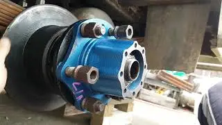 Bedford CF350 disc brake conversion kit test installation.