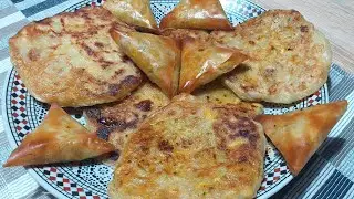 #Recetti_ per #Ramadan #Msemen e #briwate#con un #ripieno #di pollo#fabuluso