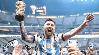 Lionel Messi's iconic celebration as he lifted the World Cup 2022 in Qatar 3 hours full HD