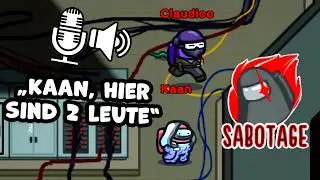 KAAN & CLAUDIO REDEN GANZE ZEIT IM VOICE-CHAT als Impostor! Among Us