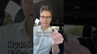 Impression - Ryan Reynolds Eats 1 Pecan #celebrity #comedy #impression #ryanreynolds