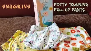 Snugkins Potty Training pull up pants review #snugkins #pottytraining  #2023 #parenting