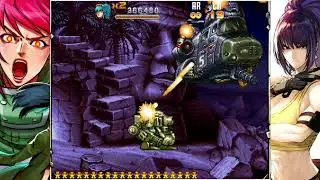 Metal Slug 4 Universal - Leona y Clarck - Mission 03 - Mobile Java - longplay