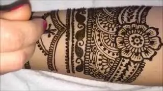 Bellas Mehndi Berlin - Full Arm Henna Design Tutorial
