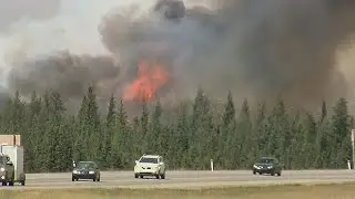 Alberta wildfires continue to rage as fire spreads across area bigger than Greater London