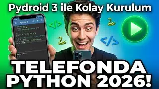 Telefonda Python Kullanma 2026 Pydroid 3 ile Kolay Kurulum ve Kod Yazma (Adım Adım)