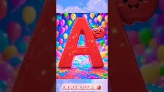 A is for Apple 🍎 | Fun ABC Learning for Kids with Baba Aayu Aaru TV | Alphabet Song