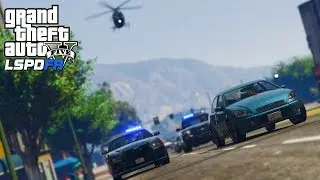 GTA V-LSPDFR- Wild police chase