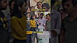 mangru roasting public savage reply to news reporter reaction news reporter #youtubeshorts