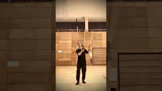 Sword Juggling and neckroll #shorts