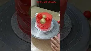 wedding Anniversary cake. complete production process step by step.