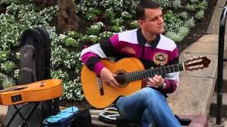 Barcelona Street Music Guitar