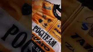 Unboxing the Tadej Pogačar Signed Pro Jerseys  #santic #cycling