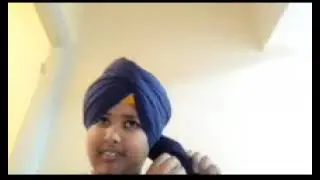 Turban how to use  the perfect shape and peach.