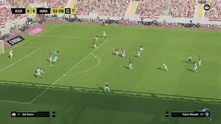 Mbappe near post finish vs Aston Villa PES 26