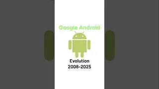 Google Android Operating System Evolution 2008-2025 #google#androidevolution#androidphone#android_fp