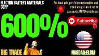 ELBM STOCK NEWS | ELECTRA BATTERY MATERIALS BIG TRADE
