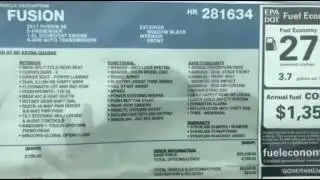 How To: Read a Monroney (window) Sticker