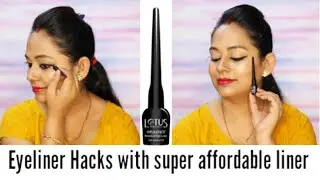 EYE LINER HACKS & SUPER AFFORDABLE LOTUS EYELINER