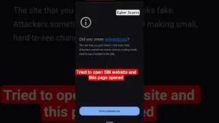 Cyber Scammer SBI website fake #cybercrime #sbi #cybersecurity