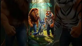 The Mysterious Blue Beast! 🦊💙 | නීල වර්ණ නරියා | The Blue Jackal Story #sinhalaanimation #cartoon