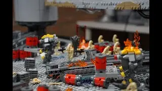 LEGO Star Wars Escape from Abafar Moc