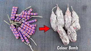Making Holi Colour Bomb from Bijli Bomb 🔥|| DIY Holi Colour Bomb