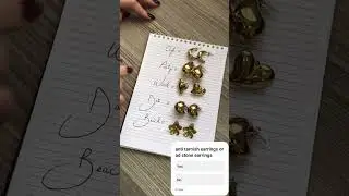 #anti tarnish earrings collection