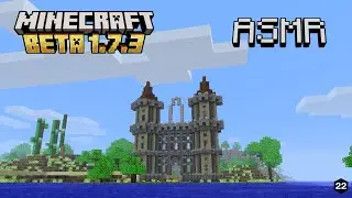 Building Another Castle! ♡ Minecraft Beta ASMR (Relaxing Soft Spoken)