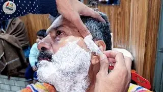 Amazing Beard of Shaving ASMR🎙️3 week Relaxing Shave😍 for old Man's 2025 BladeStyleASMR