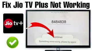 jio tv plus login problem today | jio tv plus something went wrong | jio tv plus not working