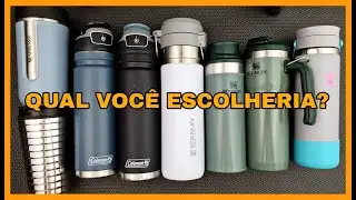 COLEMAN / STANLEY / HYDROFLASK / NESPRESSO. GARRAFAS E CANECAS DE CAFÉ TÉRMICAS parte 1 de 2