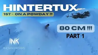 80 cm POWDAY ! na Hintertuxie || 1.12.2023 - Najlepszy puch w 2023 ! part 1 - Amplid Big Kahuna