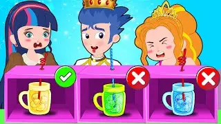 DON&rsquo;T CHOOSE THE WRONG MYSTERY DRINK CHALLENGE / Hilarious Cartoon Compilation
