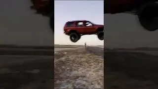 Airborne #jeep #jeeplife #halarious #airtime #airborne #funny #shorts #offroad #automobile #lol